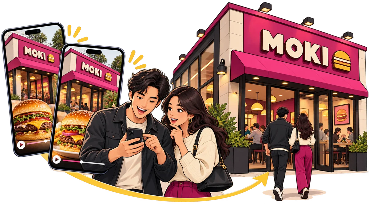 Des clips vus sur mobile qui amènent des clients en boutique