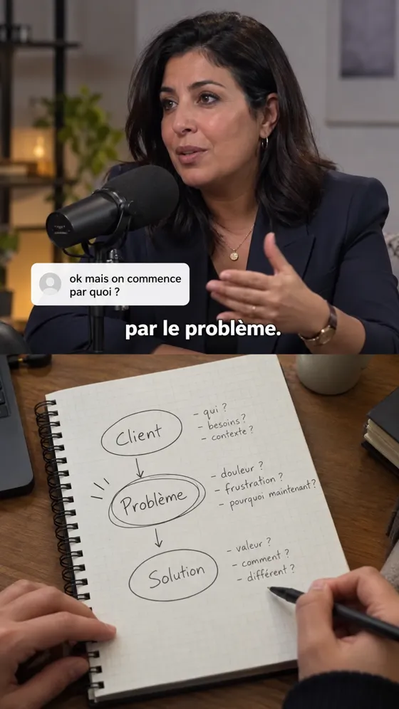 Exemple de clip vertical : La réponse du podcast