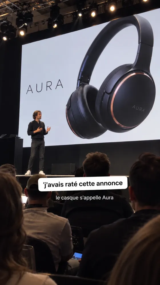 Exemple de clip vertical : Le lancement sur scène